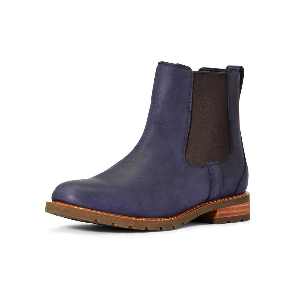 Navy Ariat Womens Wexford H2O Boots side