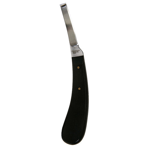 Aesculap Hoof Knife Ebony Handle - Left Handed