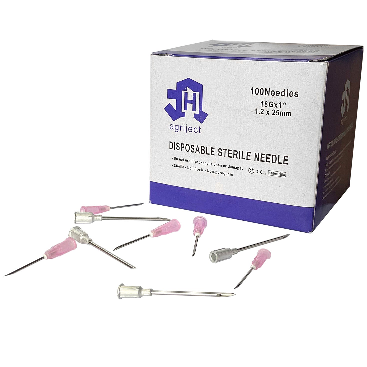 Agriject Disposable Needles 18g