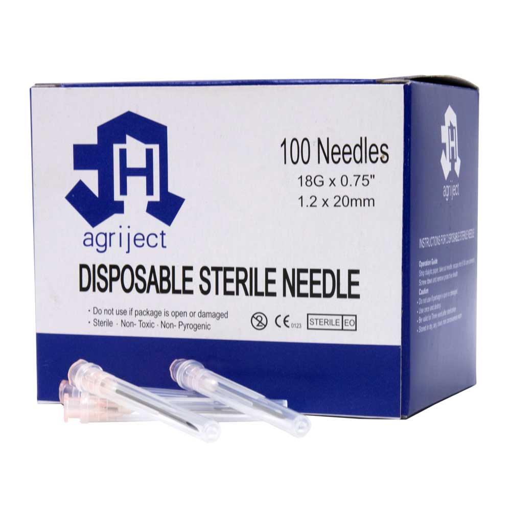 Disposable Needles 21g Plastic Hub