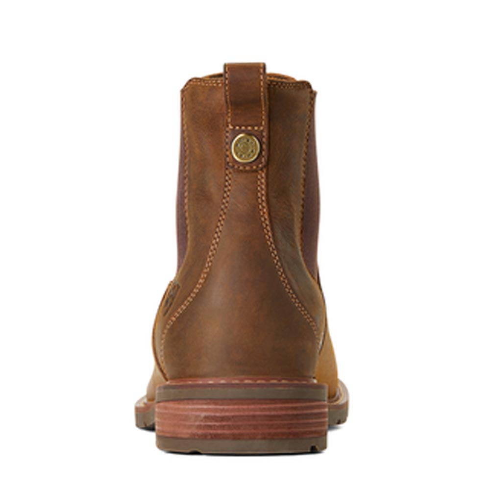 Navy Ariat Womens Wexford H2O Boots back brown