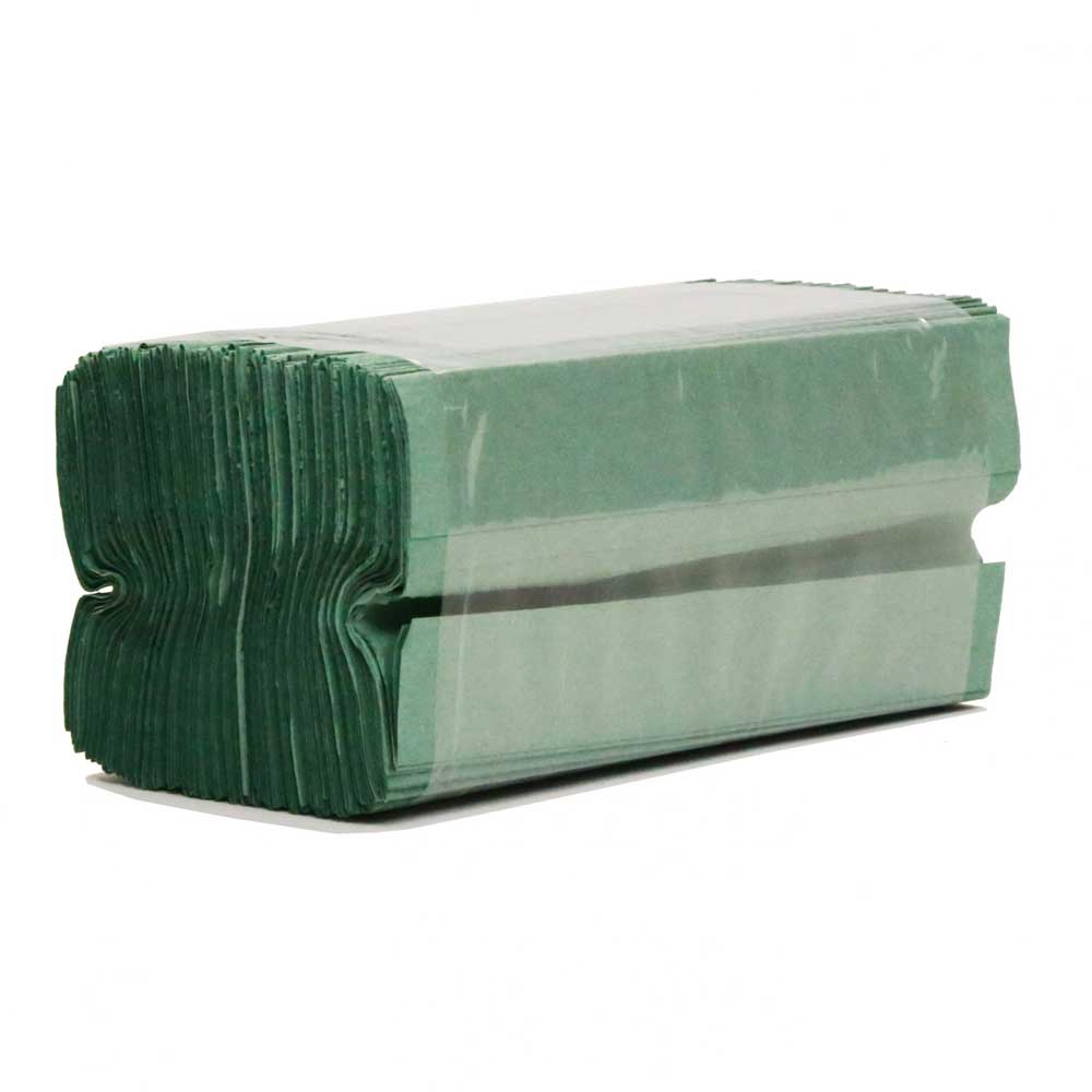 Green Paper Hand Towels C Fold