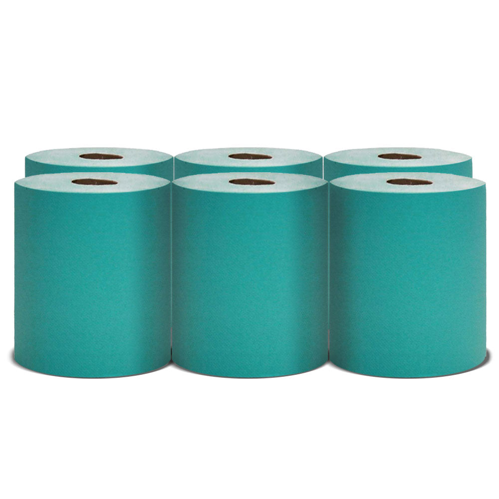 Green 2 ply centrefeed paper bulk 6 pack