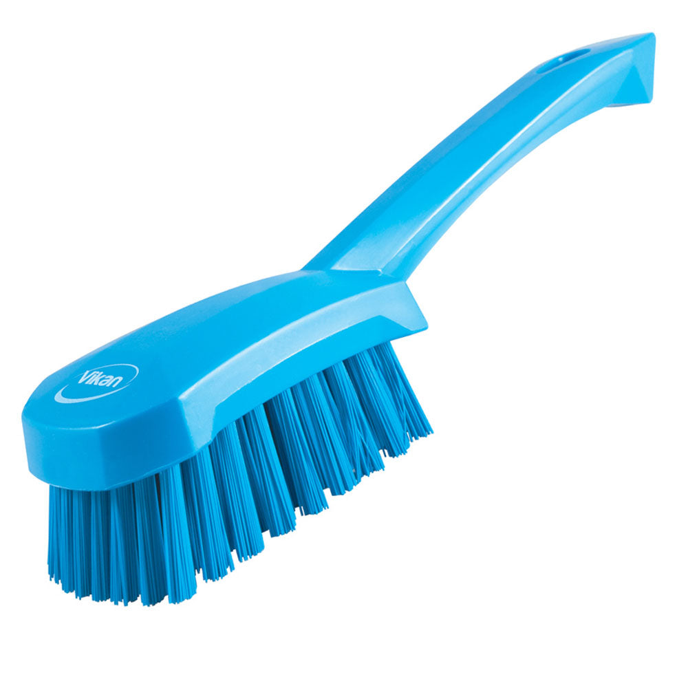 Blue Heavy Duty Plastic Churn Brush Blue Bristles