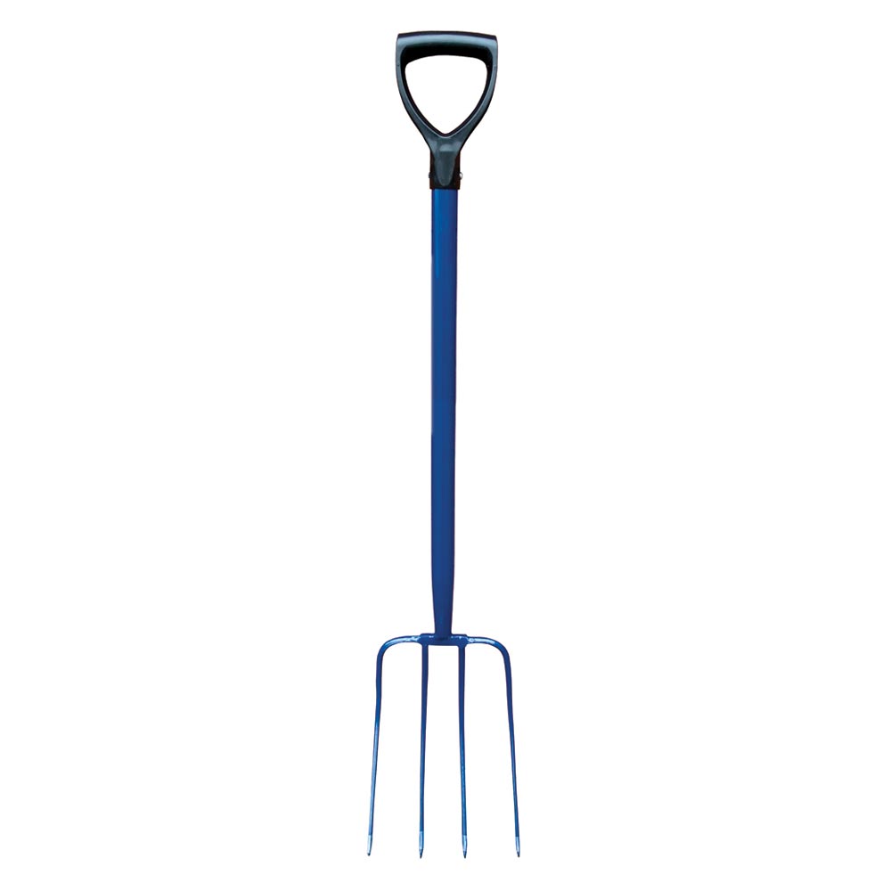 Metal Tubular Fork D Handle 4 Prong