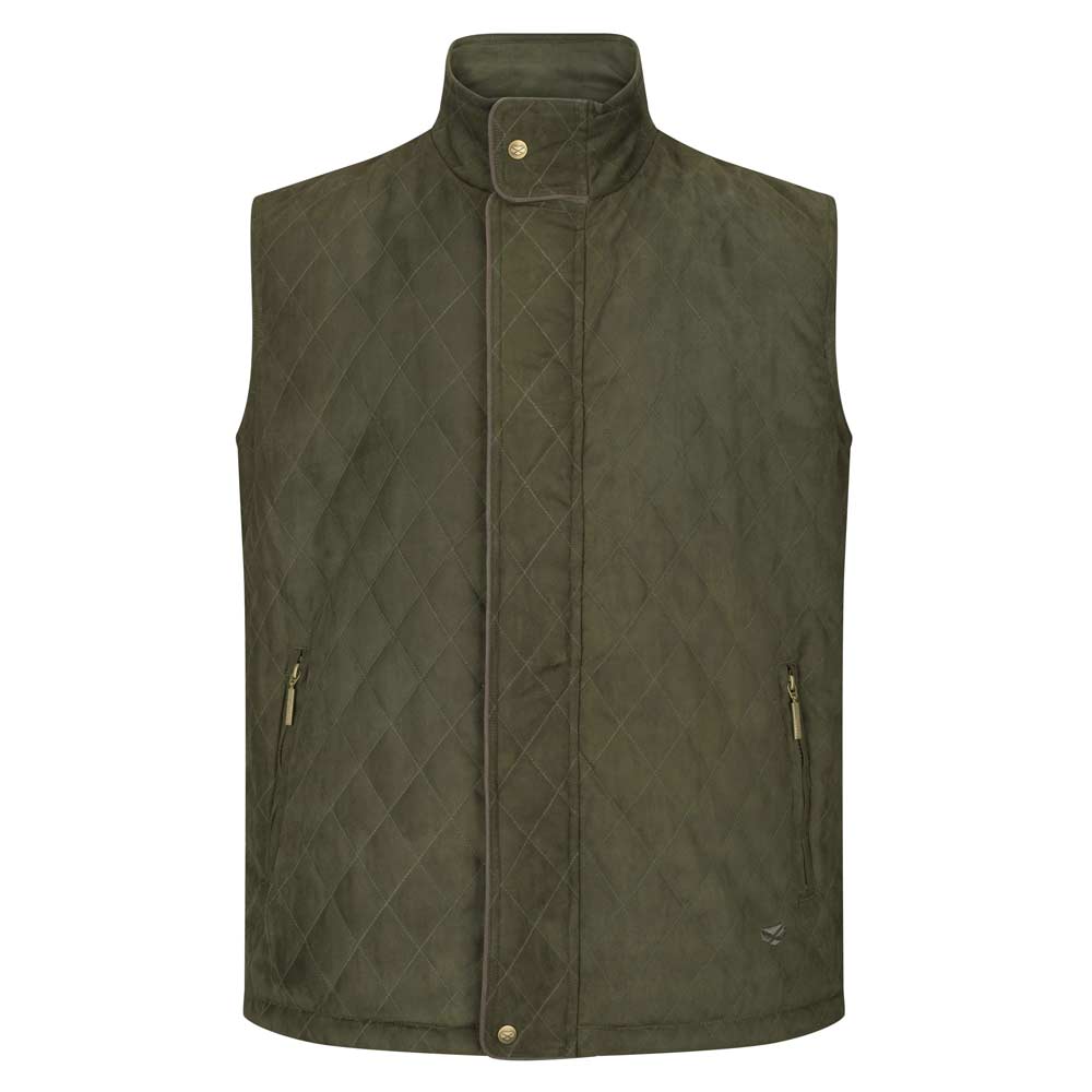Hoggs of Fife Denholm Quilted Gilet Front