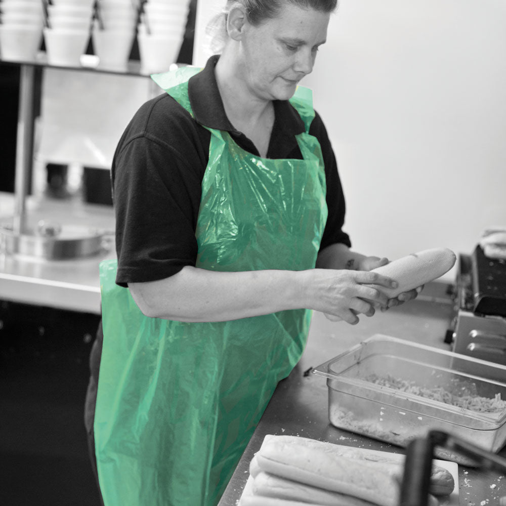 Green Disposable Apron