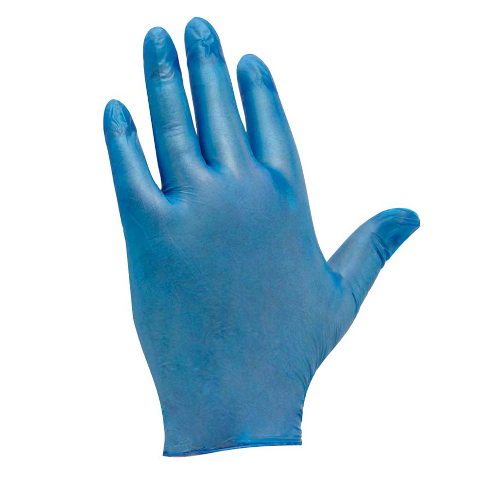 Polyco Blue Powder Free Disposable Vinyl Glove