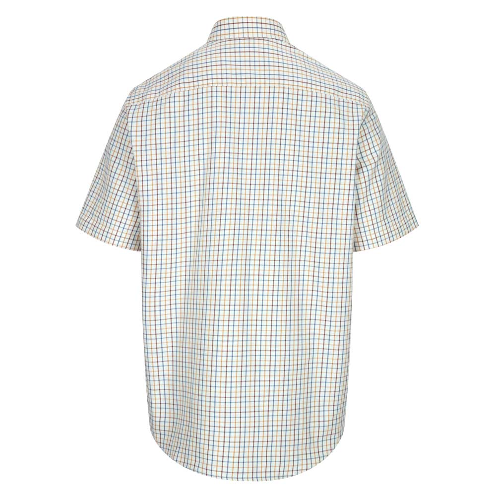 Hoggs of Fife Kessock Short Sleeve Checked Shirt Back