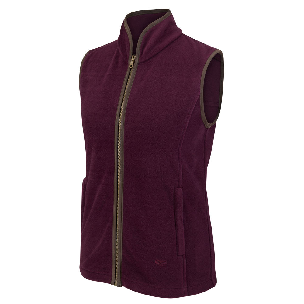 Hoggs of Fife Stenton Ladies Fleece Gilet Front