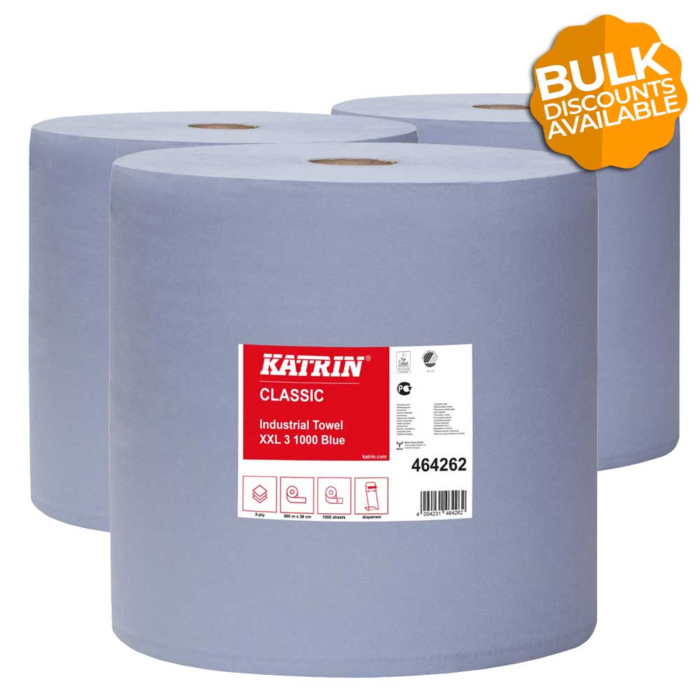 Katrin 3ply Blue Rolls