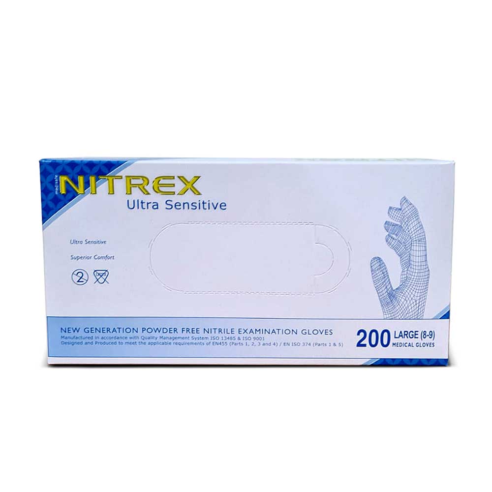 Polyco Nitrex Blue Nitrile Gloves