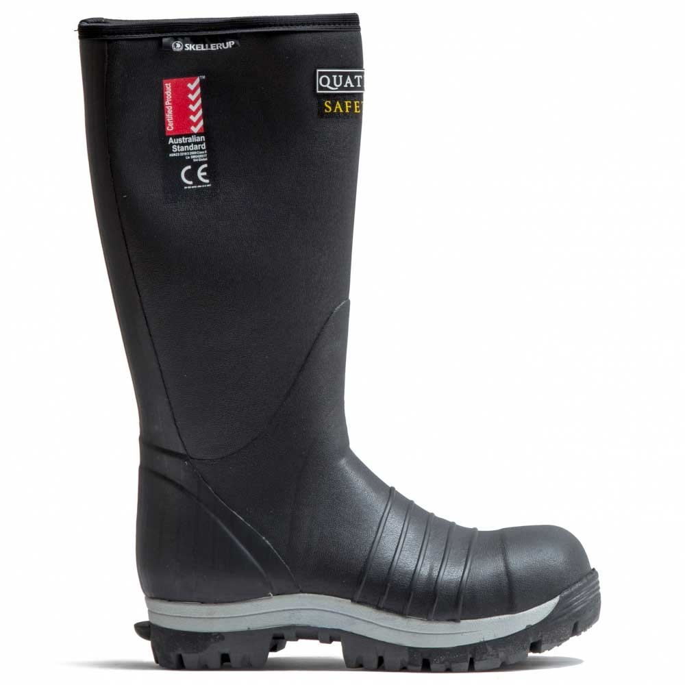 Skellerup Quatro Insulated Safety Welly side view