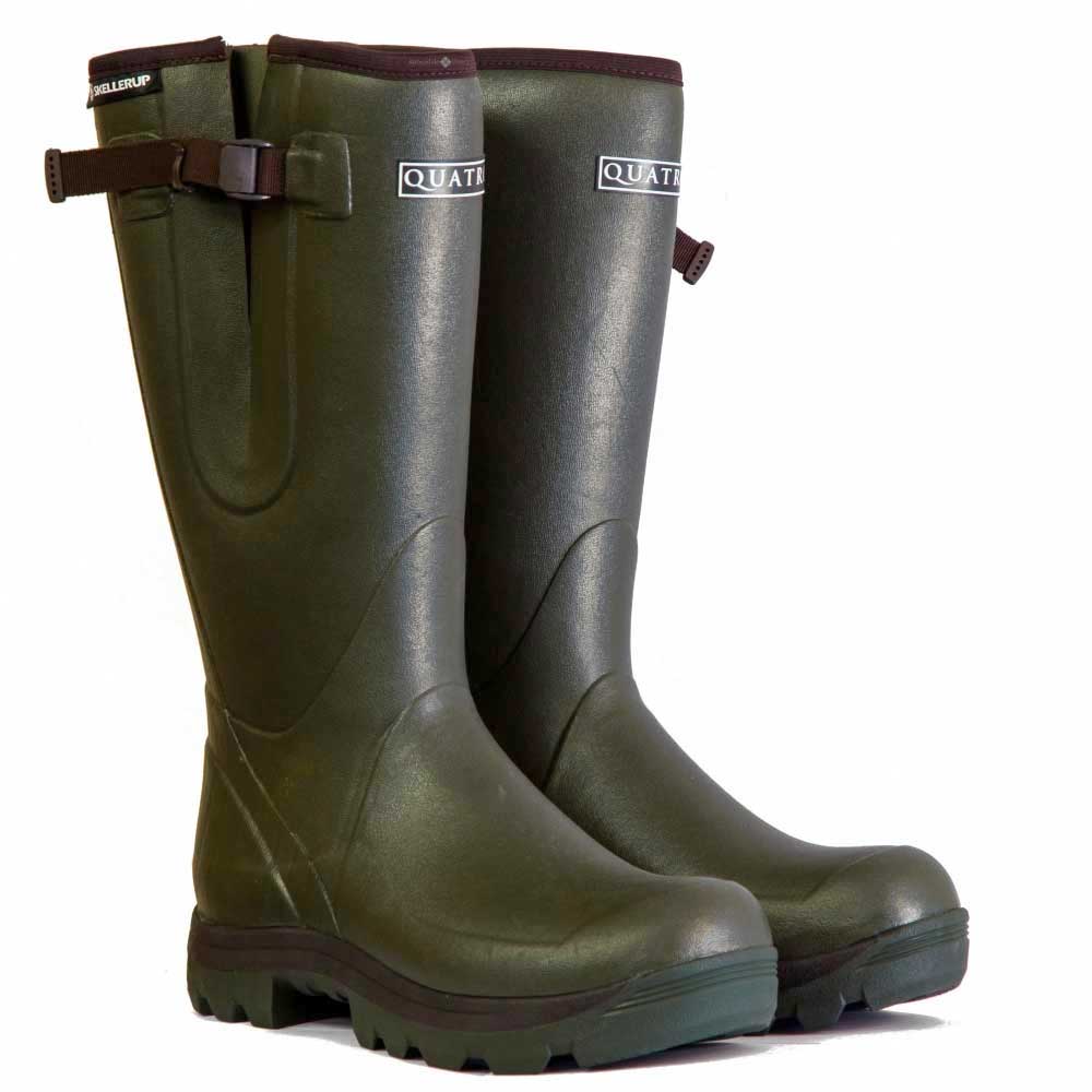 Skellerup Quatro Sport Insulated Green Wellies pair