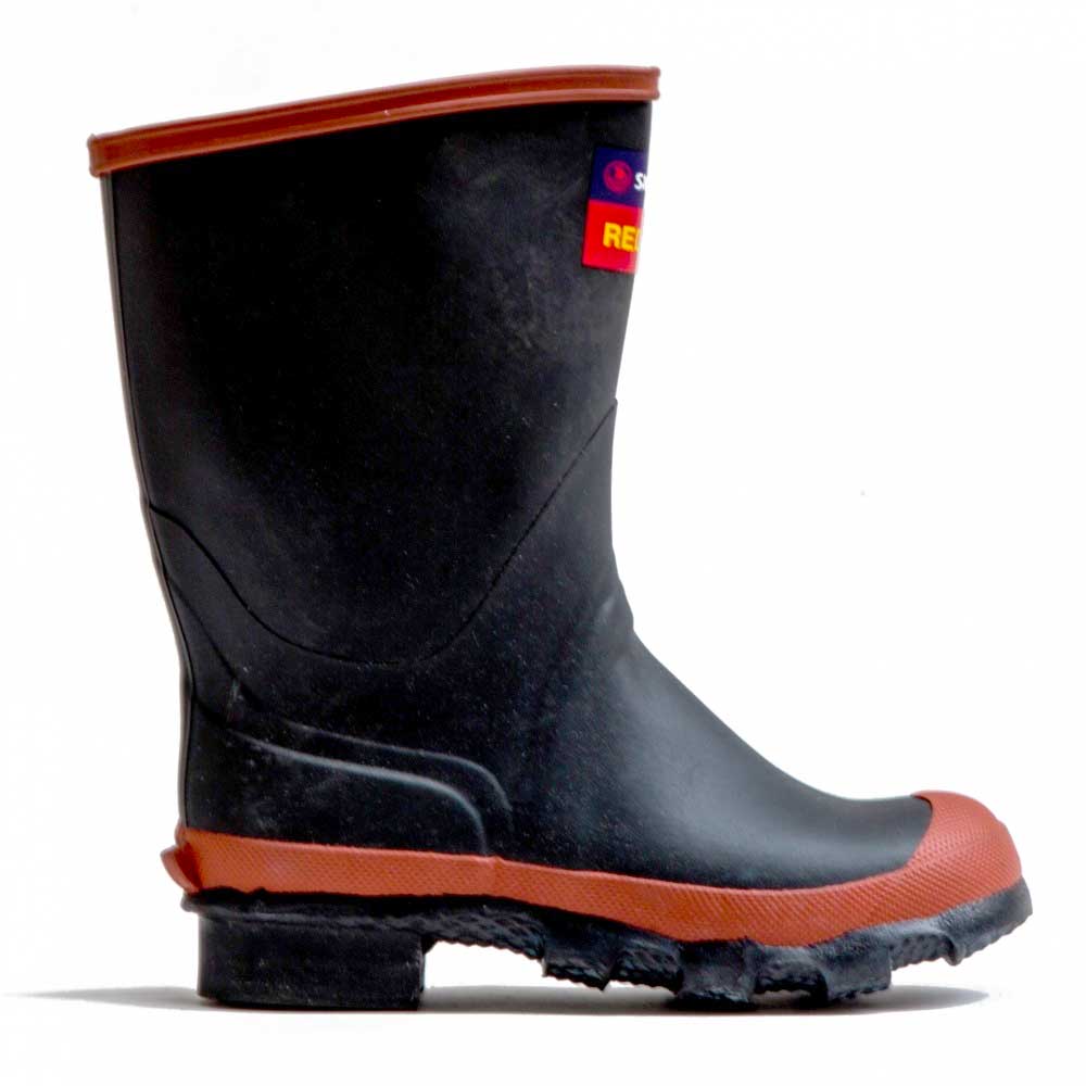 Skellerup Red Band Calf Length Gumboots Black - Main Image