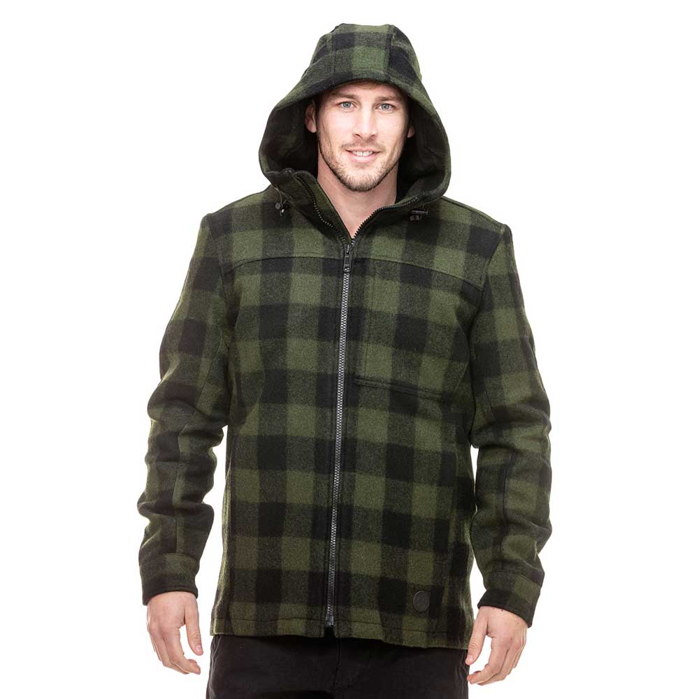 Swanndri Hudson Wool Hoody Blue