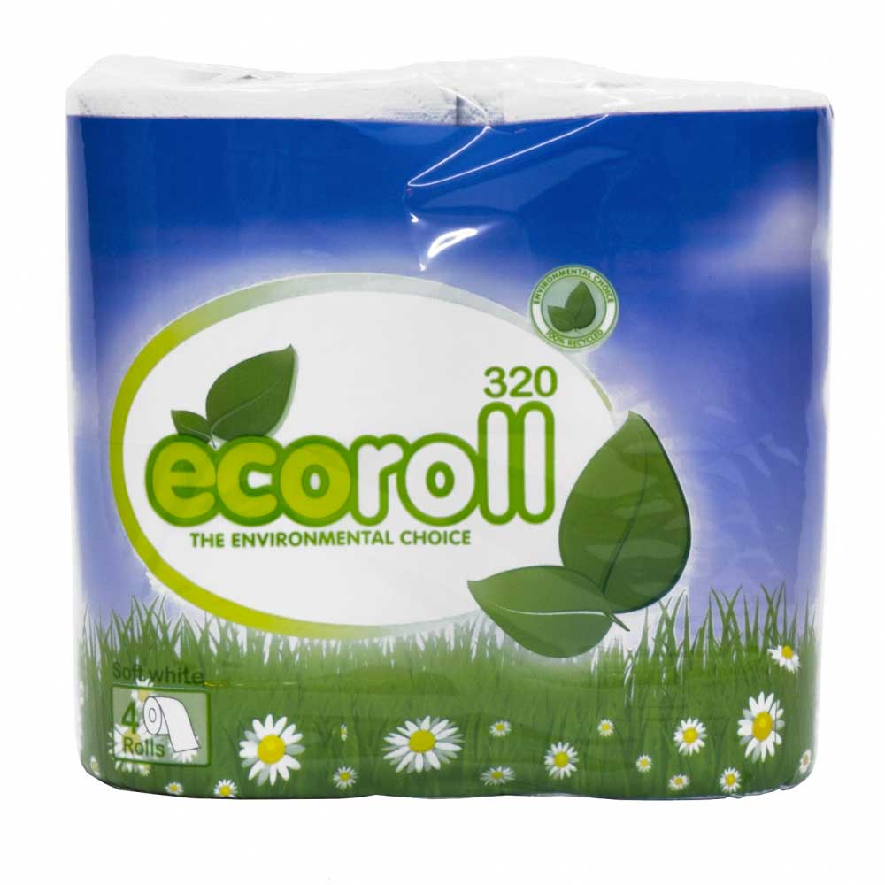 Ecoroll Recycled 2 Ply Toilet Paper TRW320ECO