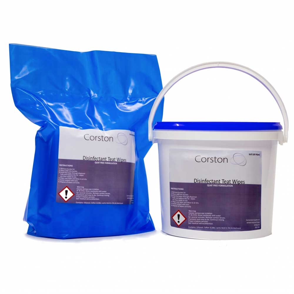 Corston Premium Teat Wipe Tub