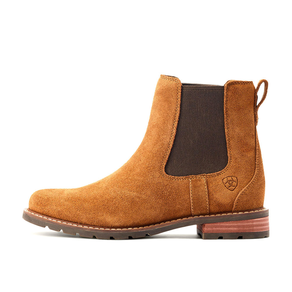 Ariat Wexford Suede Boots in Chestnut Side