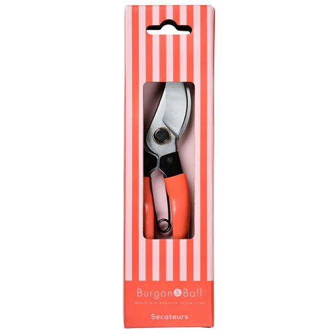 Burgon & Ball Collectors Red Bypass Secateurs
