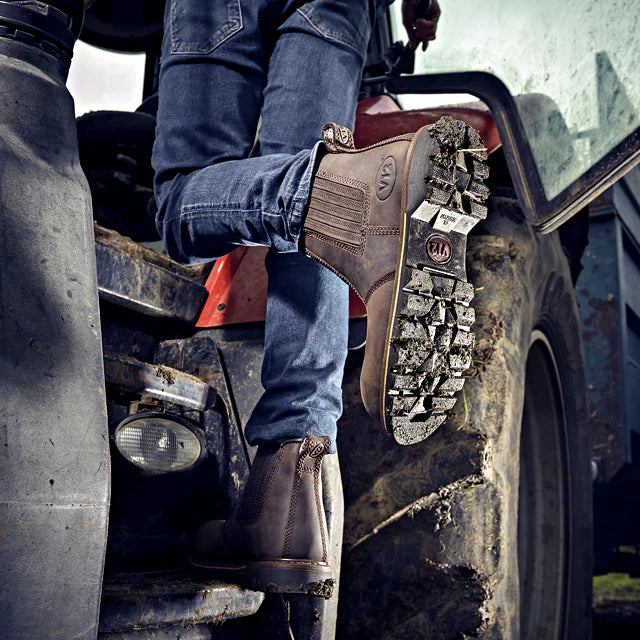 V12 Rawhide Safety Dealer Boot