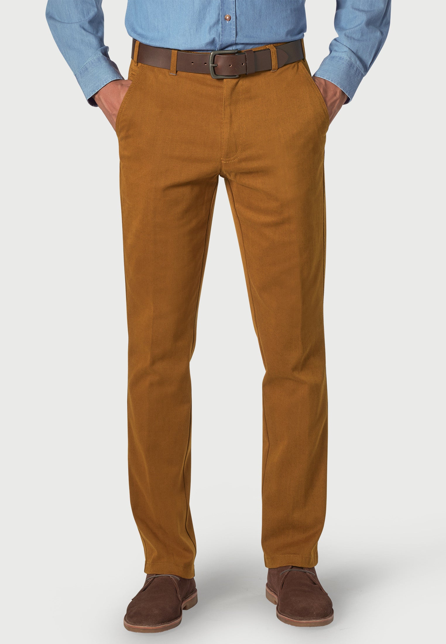 Brook Taverner Seychelles Twill Classic and Tailored Fit Trouser