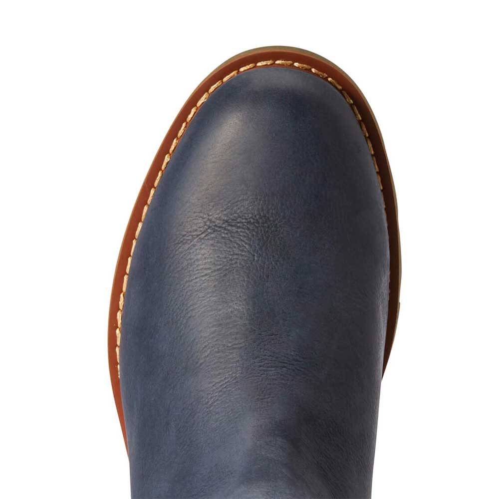 Navy Ariat Womens Wexford H2O Boots toe