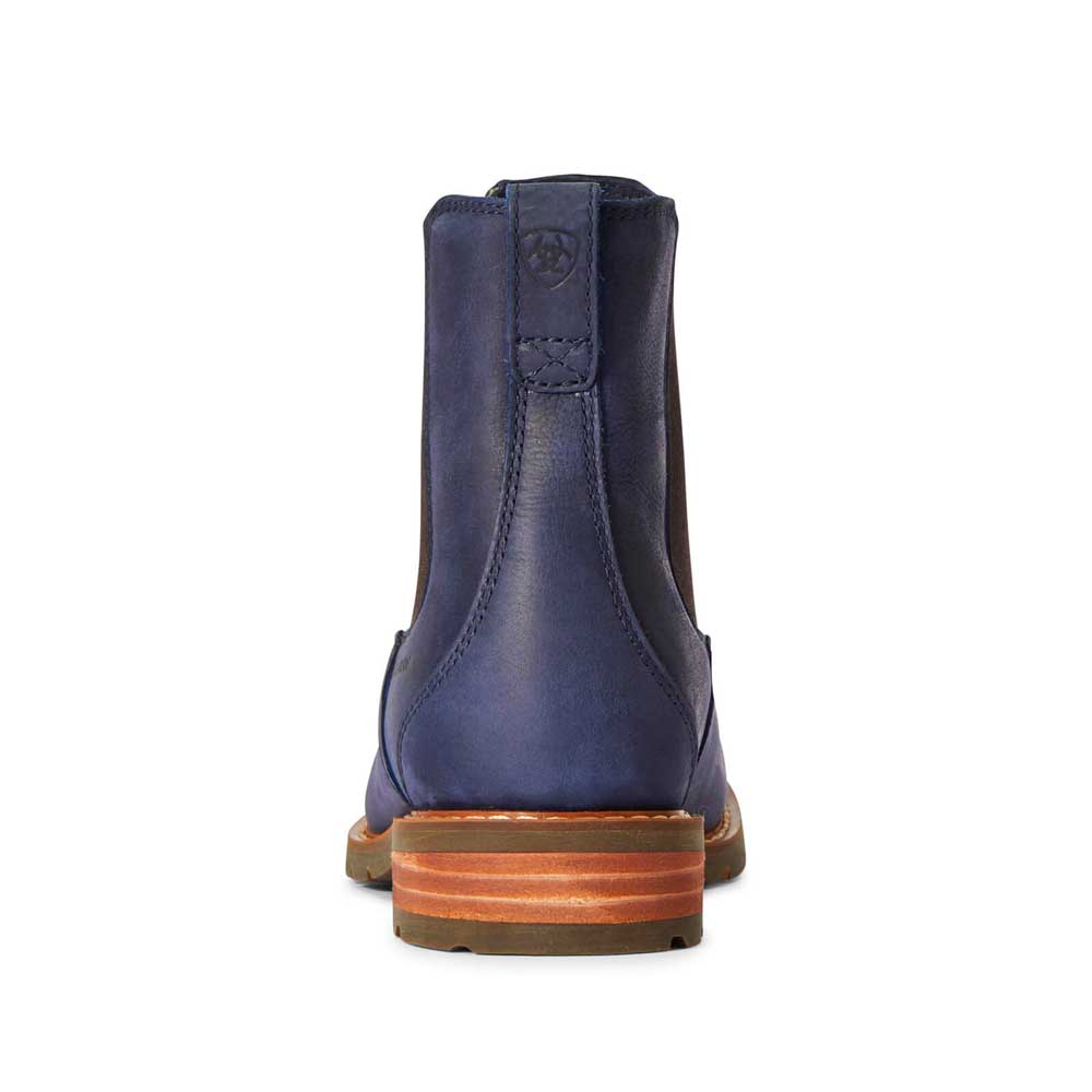 Navy Ariat Womens Wexford H2O Boots heel