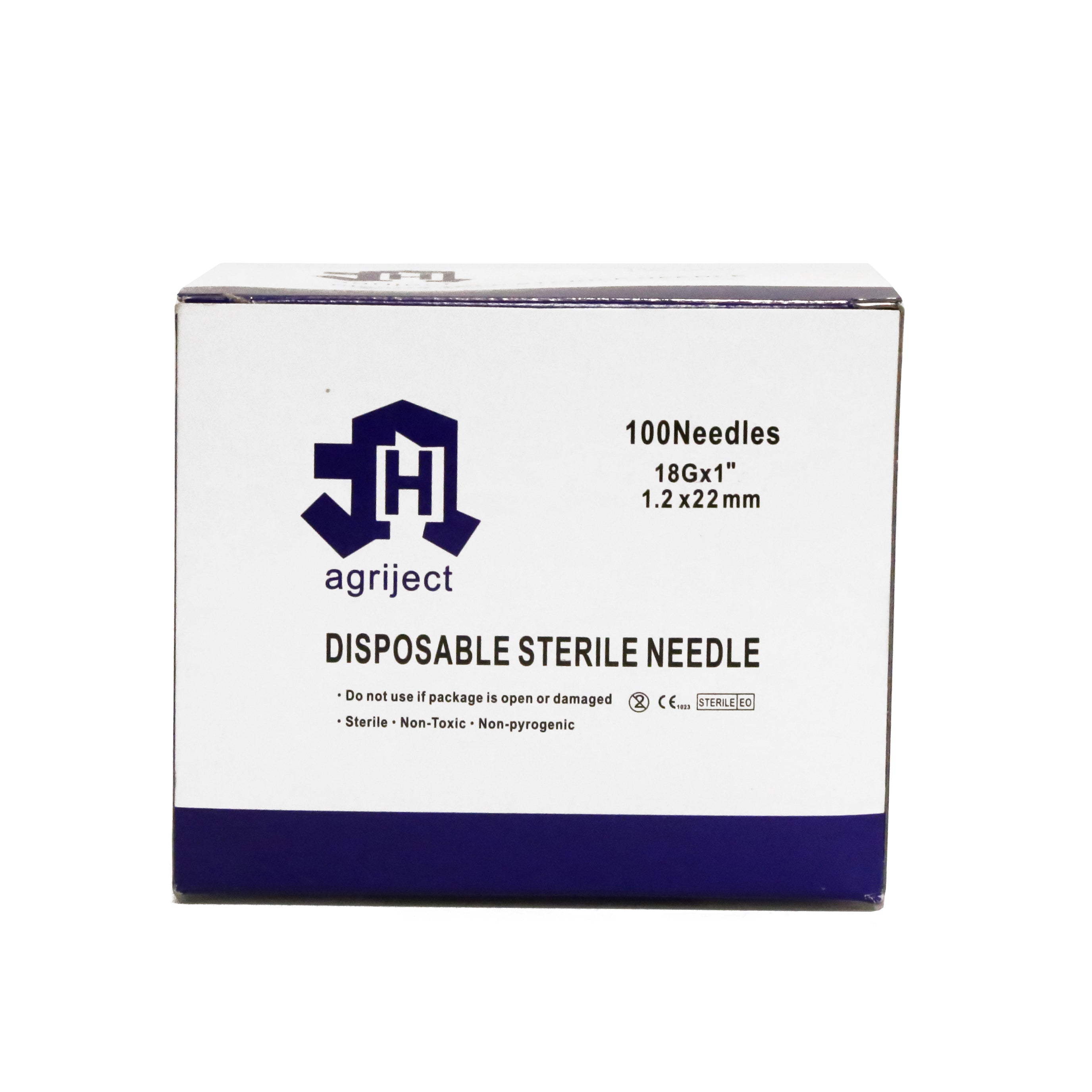 Agriject Disposable Needles 18g Box