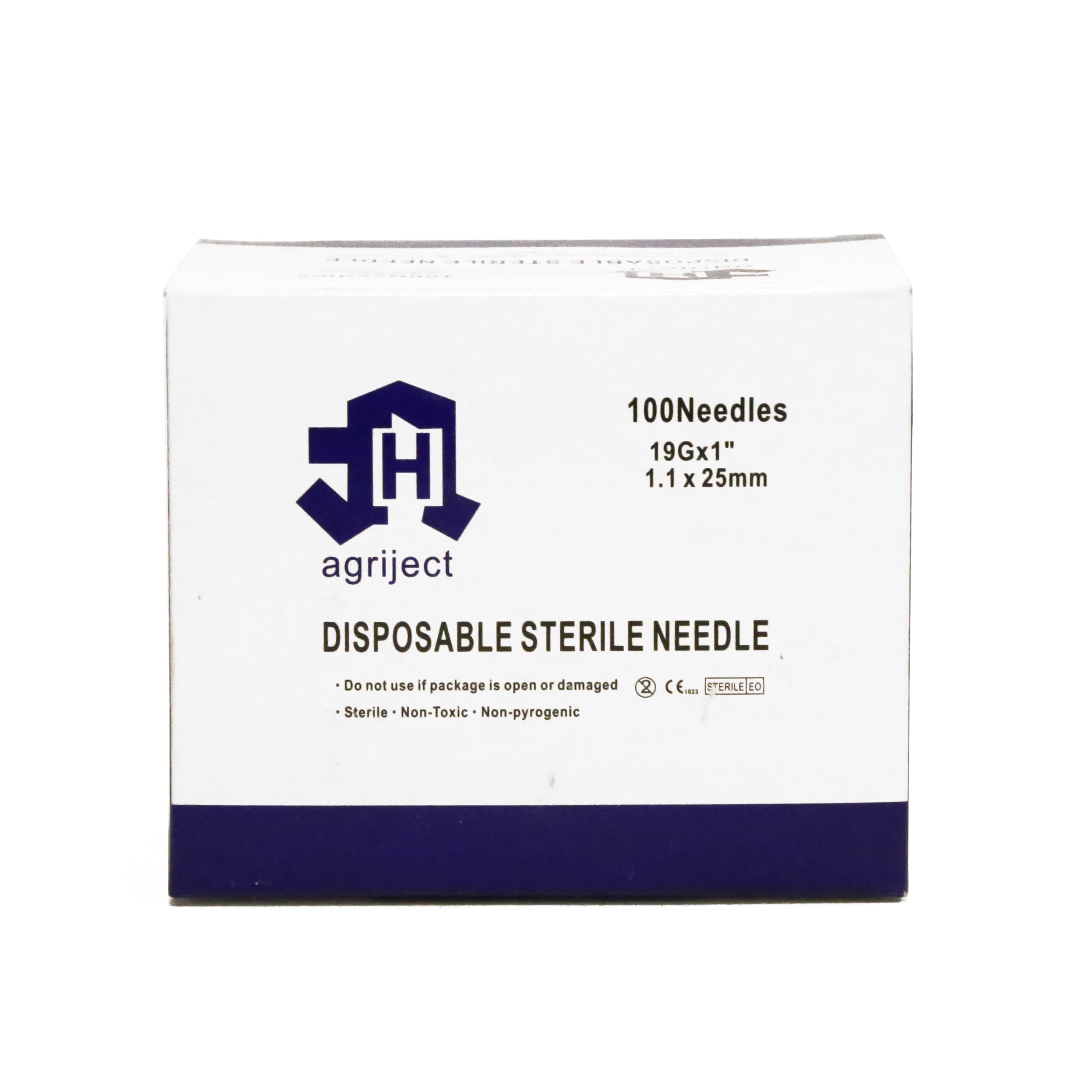 Agriject Disposable Needles 19g Box