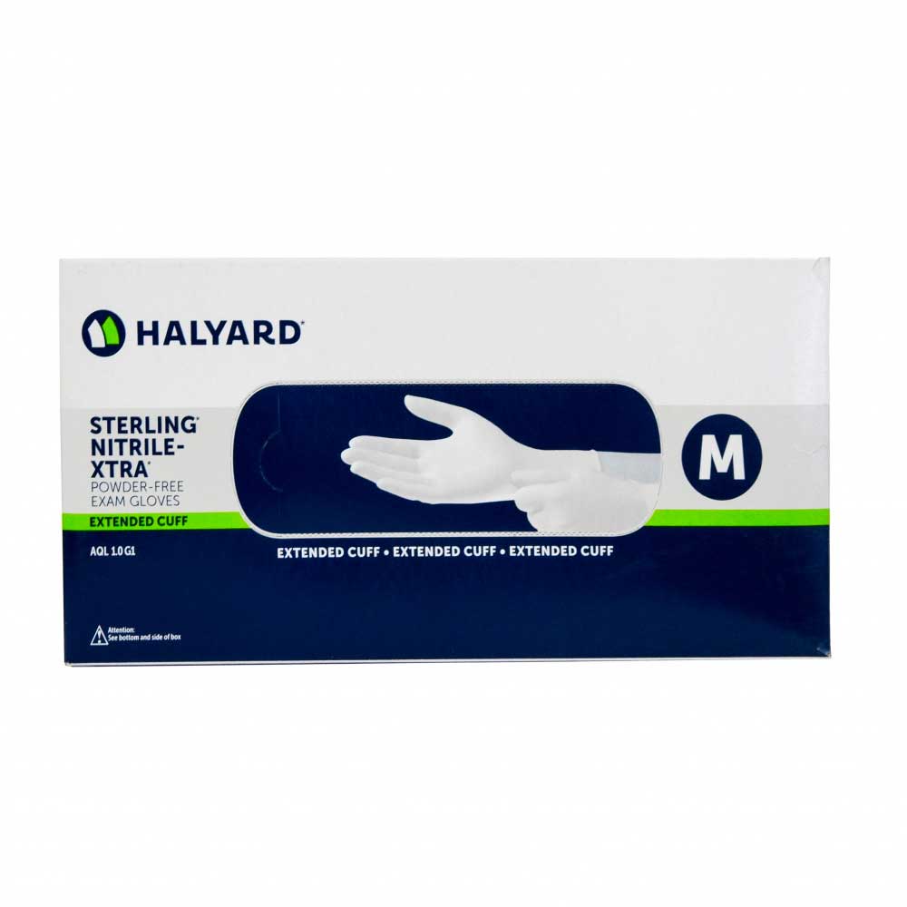 HALYARD Sterling Nitrile Xtra Gloves Box