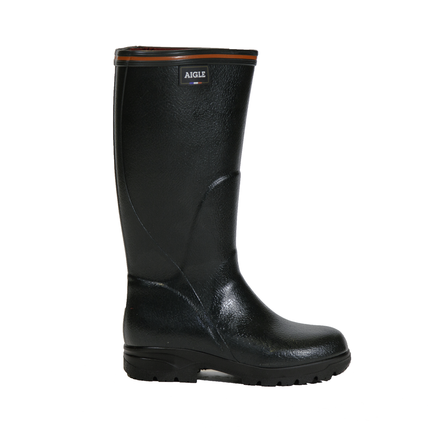 Aigle Tancar Pro ISO Wellington Boots Bronze side