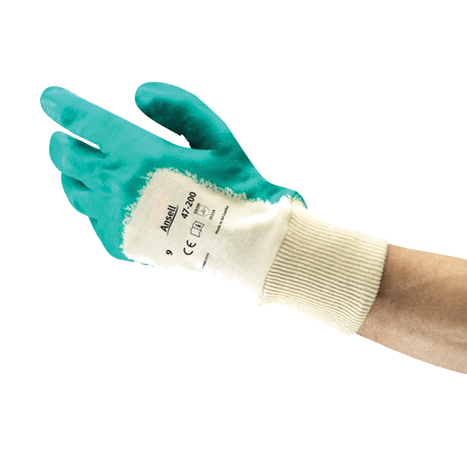 Ansell Easy Flex Green Knitwrist Glove