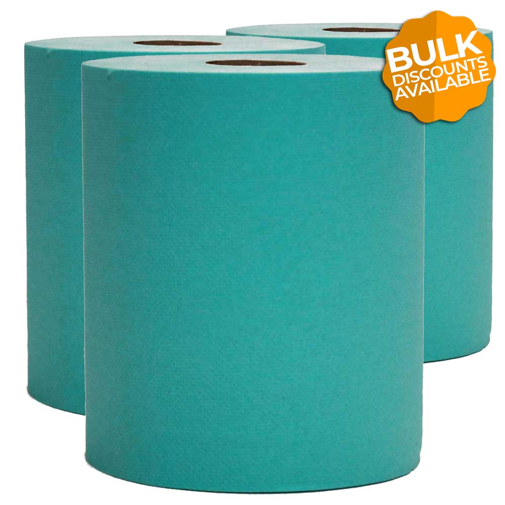 Green 2 ply centrefeed paper bulk discounts