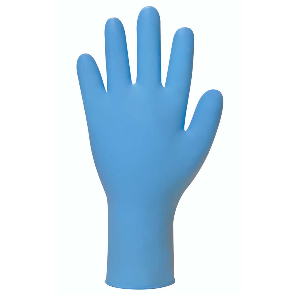 Blue Powder Free Examination Nitrile Glove