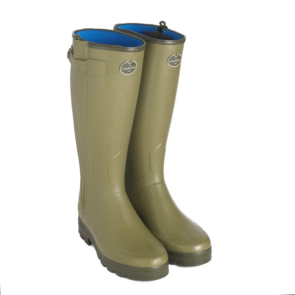 Le Chameau Chasseurnord Mens Neoprene Wellies pair