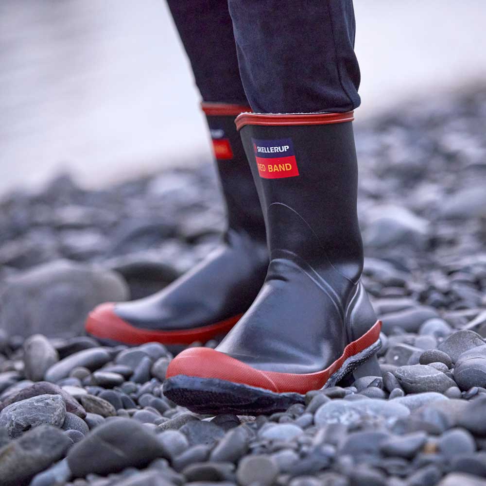 Skellerup Red Band Calf Length Gumboots, Wellies & Boots | Abbeydale Direct