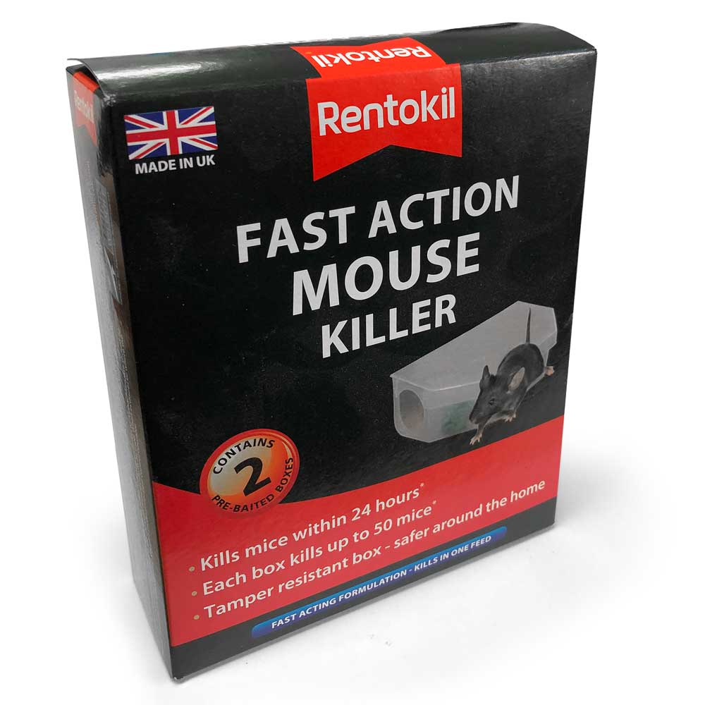 Rentokil Fast Action Mouse Traps Boxed