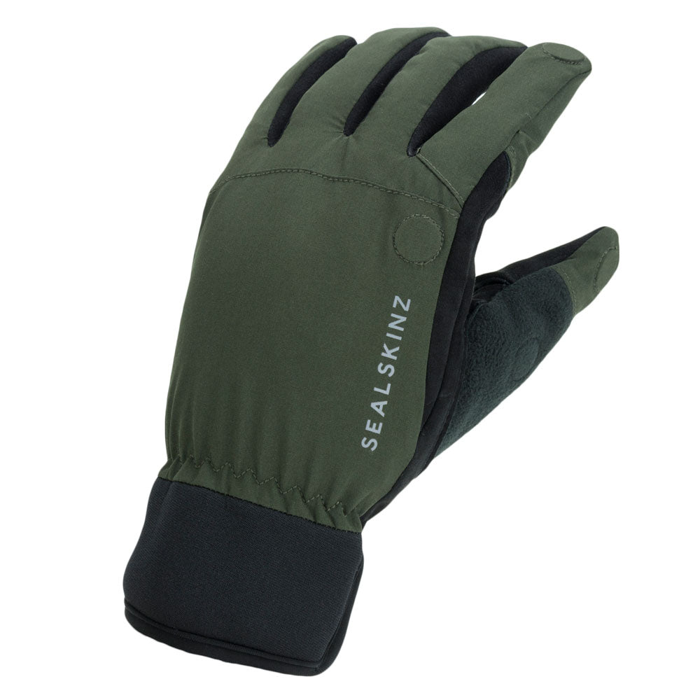Sealskinz Waterproof Sporting Gloves in Olive & Black 3