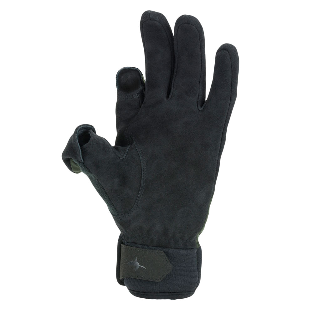 Sealskinz Waterproof Sporting Gloves in Olive & Black 4