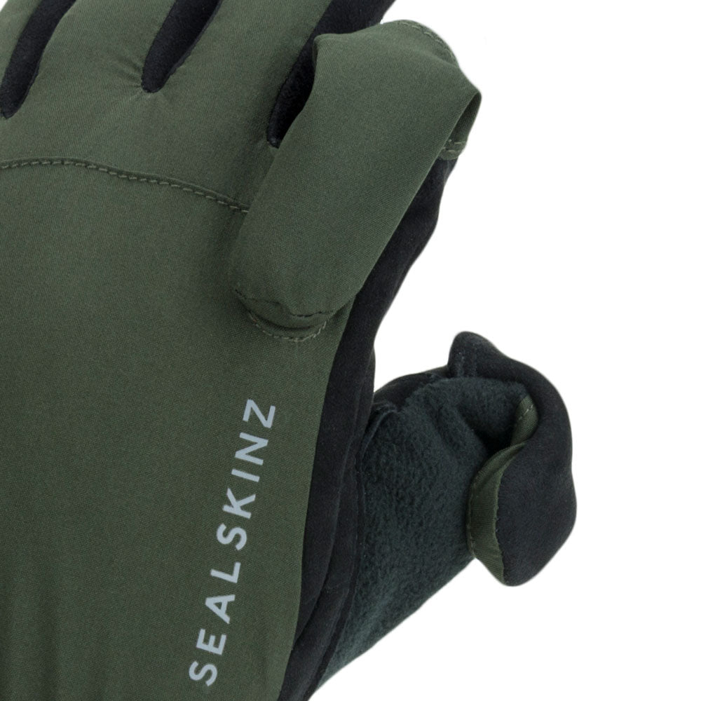 Sealskinz Waterproof Sporting Gloves in Olive & Black 5